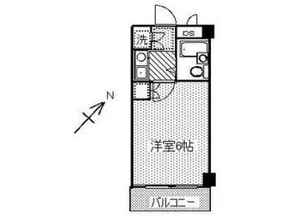 日神パレス西横浜(1K/2階)の間取り写真