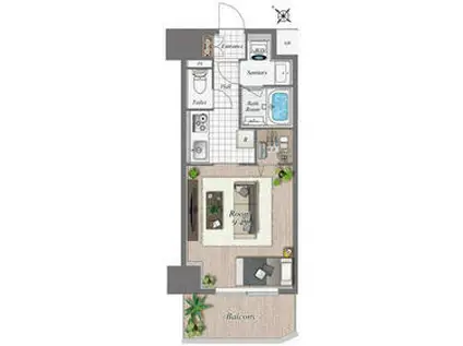THE ARCTURUS SPICA(1K/2階)の間取り写真