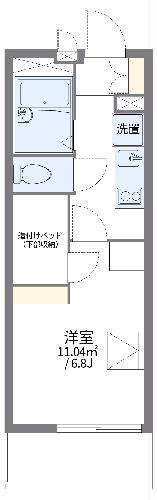 レオパレスOZONE(1K/2階)の間取り写真