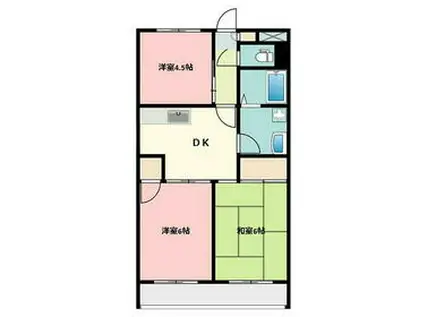 セプドールタムラ(3DK/3階)の間取り写真