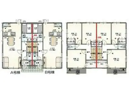 東武伊勢崎・大師線 谷塚駅 徒歩11分 2階建 新築(3LDK)の間取り写真
