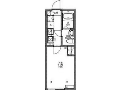 KEIAI RESIDENCE 清瀬Ⅲ(1K/1階)の間取り写真