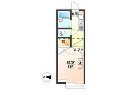 CENTURION(1K/2階)の間取り写真