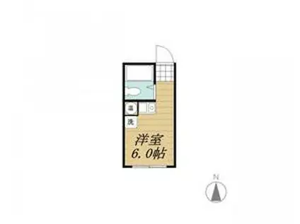 ピア江古田(ワンルーム/1階)の間取り写真