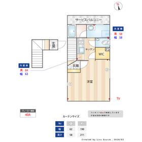MSR EBISU GARDEN SIDE(1K/3階)の間取り写真
