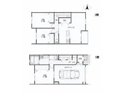 名古屋臨海高速鉄道 南荒子駅 徒歩14分 2階建 新築(3LDK)の間取り写真