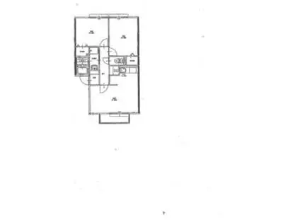 リヴェール(2LDK/2階)の間取り写真