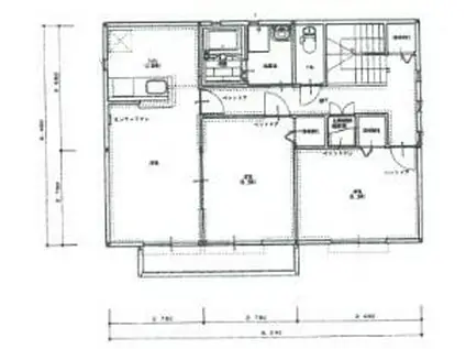 ブライトコートB(2LDK/1階)の間取り写真