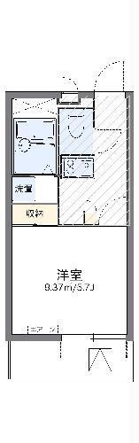 レオパレスシティセントラル(1K/3階)の間取り写真