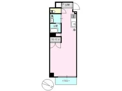 UYO池袋ビル(ワンルーム/2階)の間取り写真