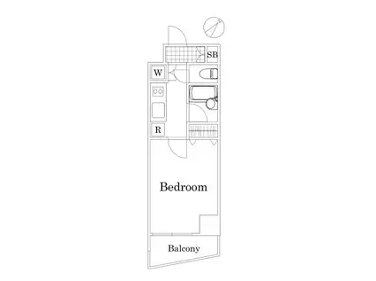 パークウェル文京千石(1K/5階)の間取り写真