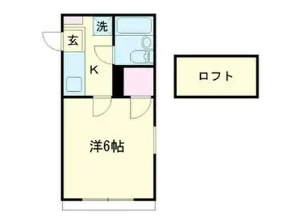 VILLA510Ⅱ(1K/1階)の間取り写真