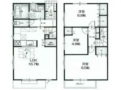 ソフィアン(3LDK)の間取り写真