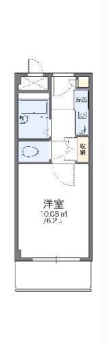 レオパレスIKEGAMI(1K/2階)の間取り写真