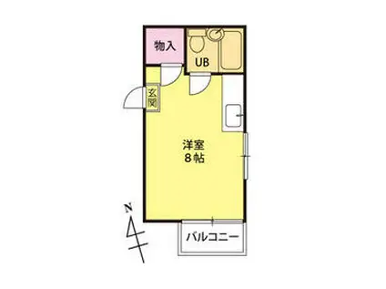 コーポレーションすみれ(1K/3階)の外観写真