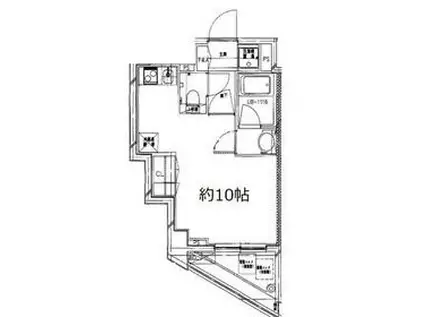S-FORT中板橋(ワンルーム/10階)の間取り写真