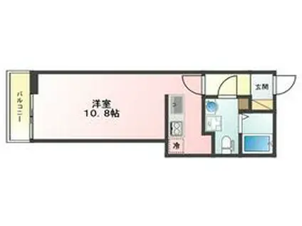 GLANZ 東瑞江(ワンルーム/3階)の間取り写真