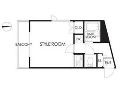 デュール・マキ(ワンルーム/3階)の間取り写真