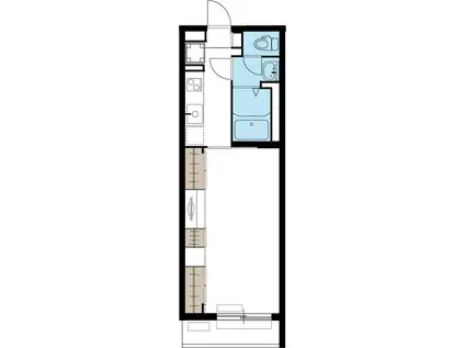 RAIZ若松(1K/2階)の間取り写真