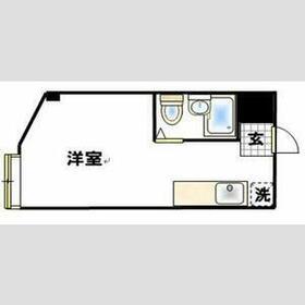 フレンドシップ坂戸(ワンルーム/3階)の間取り写真
