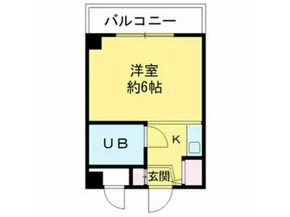 ウィンベルソロ世田谷第一(ワンルーム/2階)の間取り写真