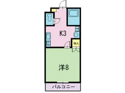 セレーノ・Y(1K/1階)の間取り写真