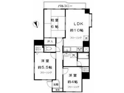 ニューウェルテラス元住吉(3LDK/11階)の外観写真