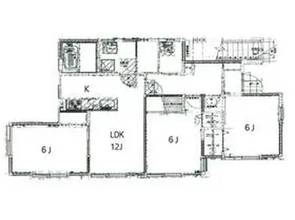 東急東横線 妙蓮寺駅 徒歩8分 2階建 築16年(3LDK)の間取り写真