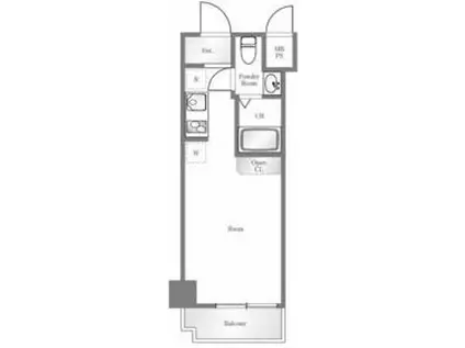 パレドール文京メトロプラザ1(ワンルーム/4階)の間取り写真