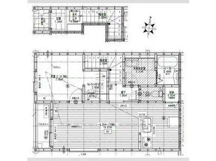 リーブルファイン新舞子2号館(1LDK/2階)の間取り写真