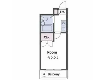 ダイヤマンション(ワンルーム/4階)の間取り写真