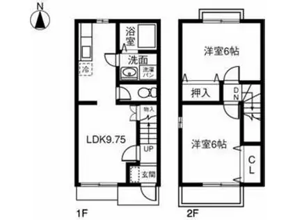 ＤＵＰＬＥＸ　義(2LDK)の間取り写真