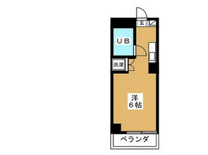 マインドベリタ横浜一号館(1K/4階)の間取り写真