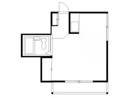 第一澤ビル(ワンルーム/4階)の間取り写真