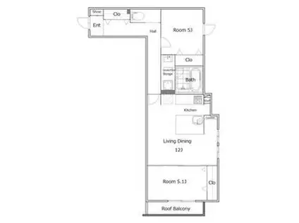 PLENA SOLIS 学芸大学(2LDK/2階)の間取り写真