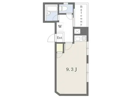 池下ヤママンビル(ワンルーム/6階)の間取り写真
