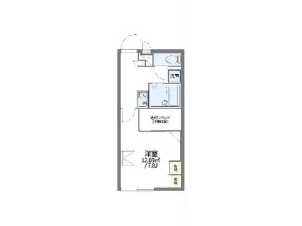 レオパレススマイルM(1K/2階)の間取り写真