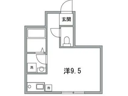 メゾン・ベテルギウス(ワンルーム/1階)の間取り写真