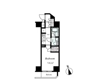 ARTESSIMO PITORE(1K/7階)の間取り写真