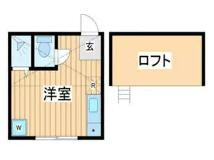 TM市場大和町(1K/2階)の間取り写真