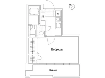 ミリオンステージ西早稲田壱番館(1K/9階)の間取り写真