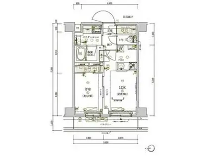 メインステージ東武練馬(1LDK/5階)の間取り写真