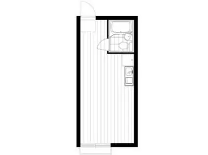 シャローヒルズ(ワンルーム/2階)の間取り写真