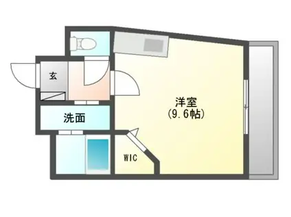 アート ONE(ワンルーム/5階)の間取り写真