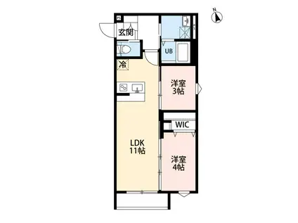 ROBOT HOME 蕨Ⅲ(2LDK/3階)の間取り写真