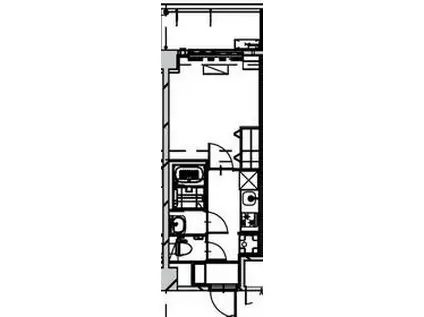 ALIVIS SHIMO-SHINJO SOL TERRAC(1K/4階)の間取り写真