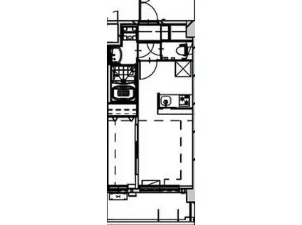 ALIVIS SHIMO-SHINJO SOL TERRAC(1LDK/2階)の間取り写真
