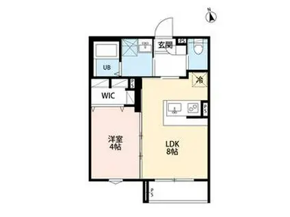 ROBOT HOME 蕨Ⅲ(1LDK/2階)の間取り写真