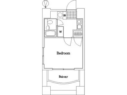日神パレステージ中村橋(1K/6階)の間取り写真