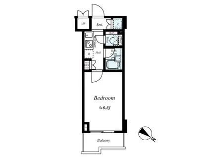 ルーブル練馬弐番館(1K/4階)の間取り写真